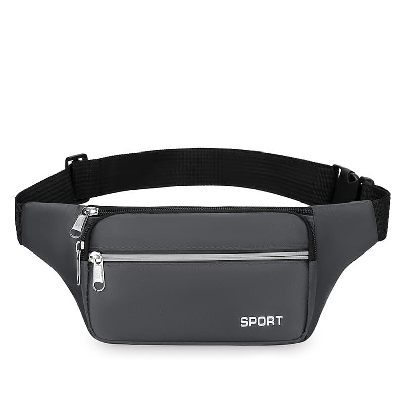 Novo saco de cintura dos homens à prova dwaterproof água peito moeda bolsa ombro saco do telefone móvel esportes ao ar l