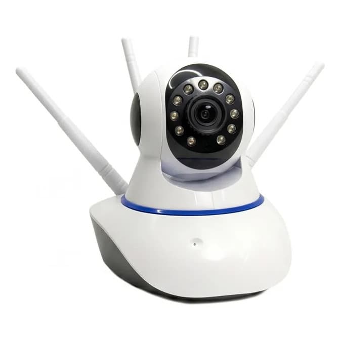 Babá Eletrônica Câmera Ip Wifi 3 Antenas Visão Noturna Microfone Intercomunicador Bebê Segurança Lar