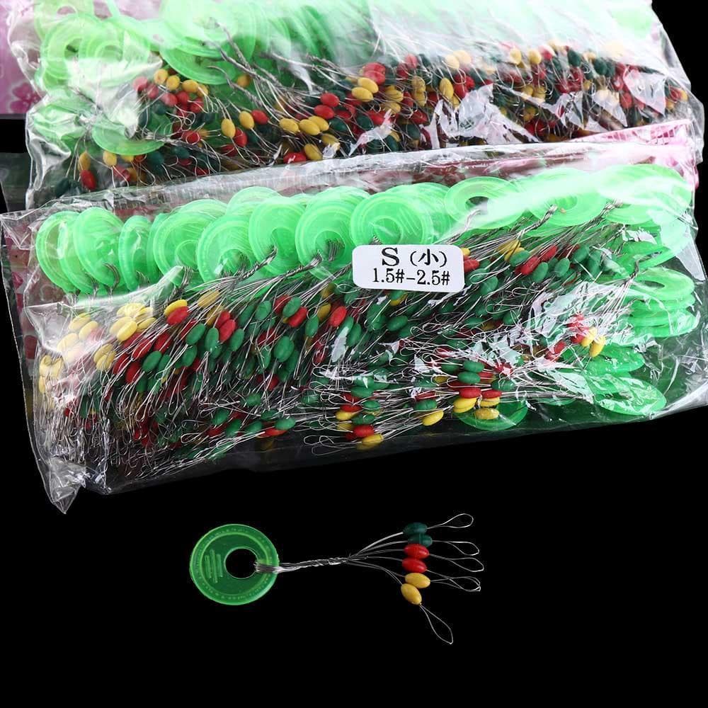 600 Peças Flutuadores Ovais Bal Mini Flutuador De Borracha Acessórios De Pesca De Carpa Antiderrapante S/M/L Fe