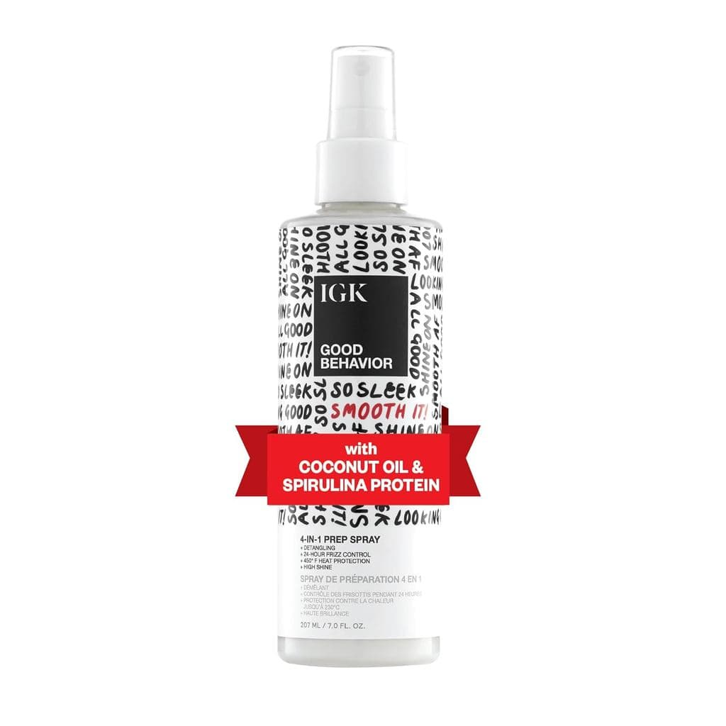 Spray Preparatório 4 em 1 IGK Good Behavior |     Desembaraçador + Função de Desembaraçar + Protetor Térmico |     Vegan