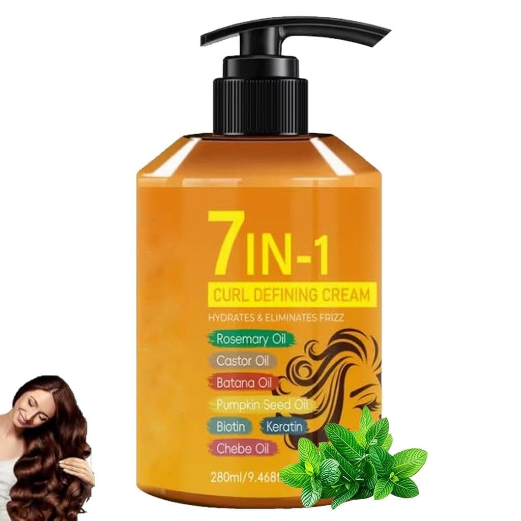 Definidor de Cachos com Alecrim, Óleo de Rícino, Biotina e Queratina, Hidrata e Elimina o Frizz, 9.468 fl oz (1 unidade)
