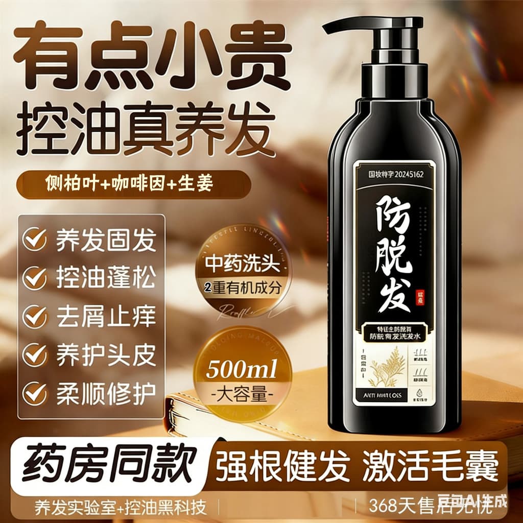 Genuíno Qin folha gengibre anti-queda de cabelo shampoo condicionador lado Bo folha anti-perda de cabelo mulheres grávid