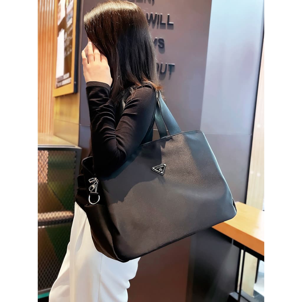 Casual impermeável de grande capacidade portátil saco do mensageiro feminino Oxford pano All-Match saco de viagem de cur
