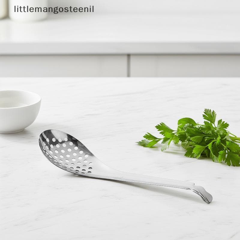 Colher Coadora Multifuncional De Aço Inoxidável , Com Fenda Para Alimentos , Segura Caviar , Cozinha , Cozimento , BR