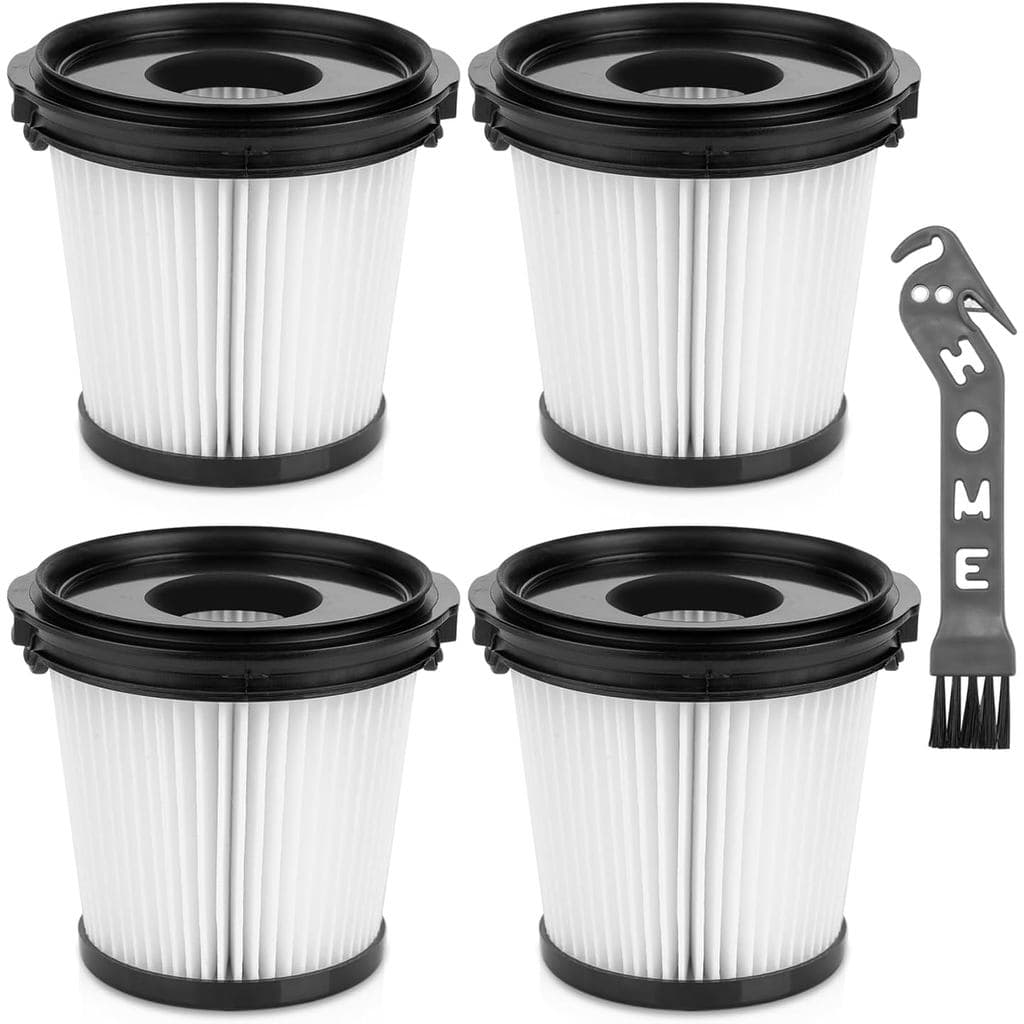 Pacote com 4 Filtros Pré-Motor IW3511 BU3521 para Aspirador de Pó Shark Detect Pro com Sistema de Esvaziamento Automátic