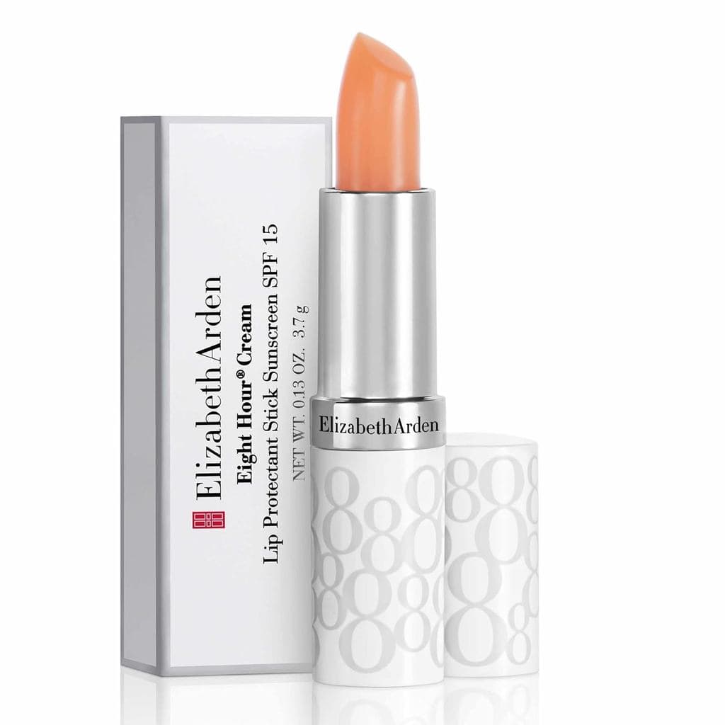 Elizabeth Arden Eight Hour Lip Protectant Stick, Bálsamo Hidratante, Transparente com Protetor Solar, FPS 15, Repara Láb