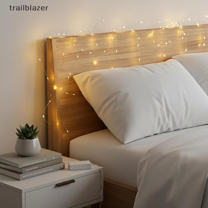 5 Peças Luzes De Corda De Fadas LED Operadas Por Bateria Brilhante Baixo Consumo De Energia Fio De Cobre Para Decoração