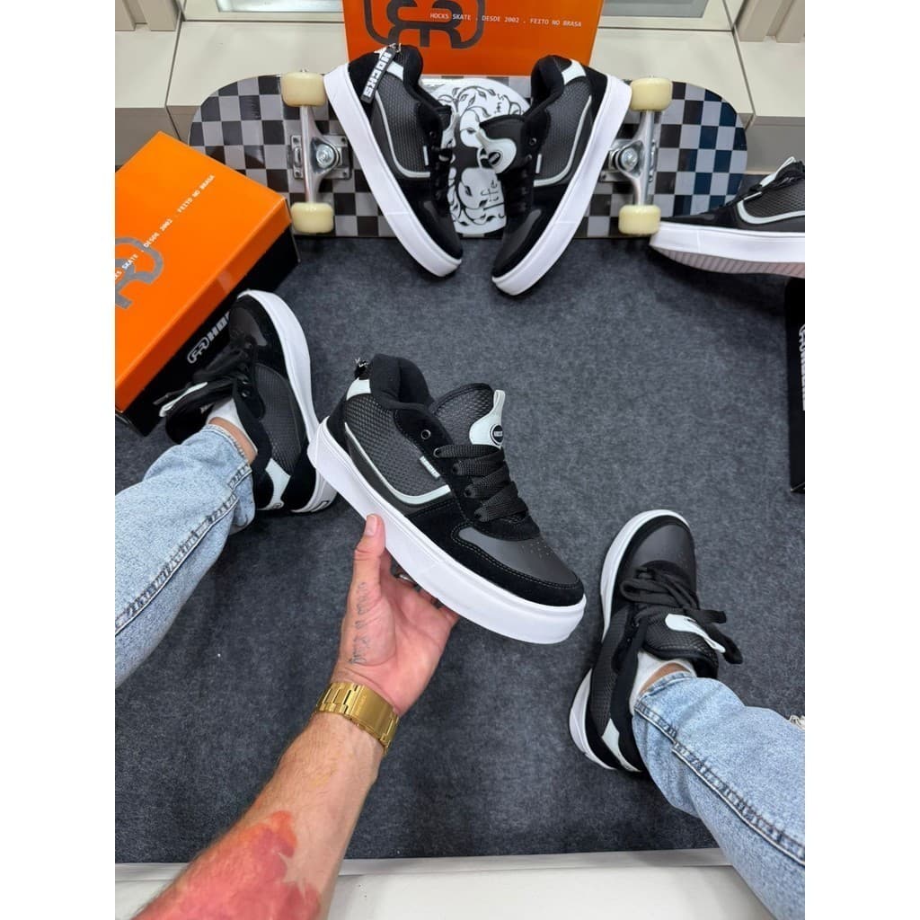Tênis UV Brilha no Escuro Feminino Masculino Skate Skatista