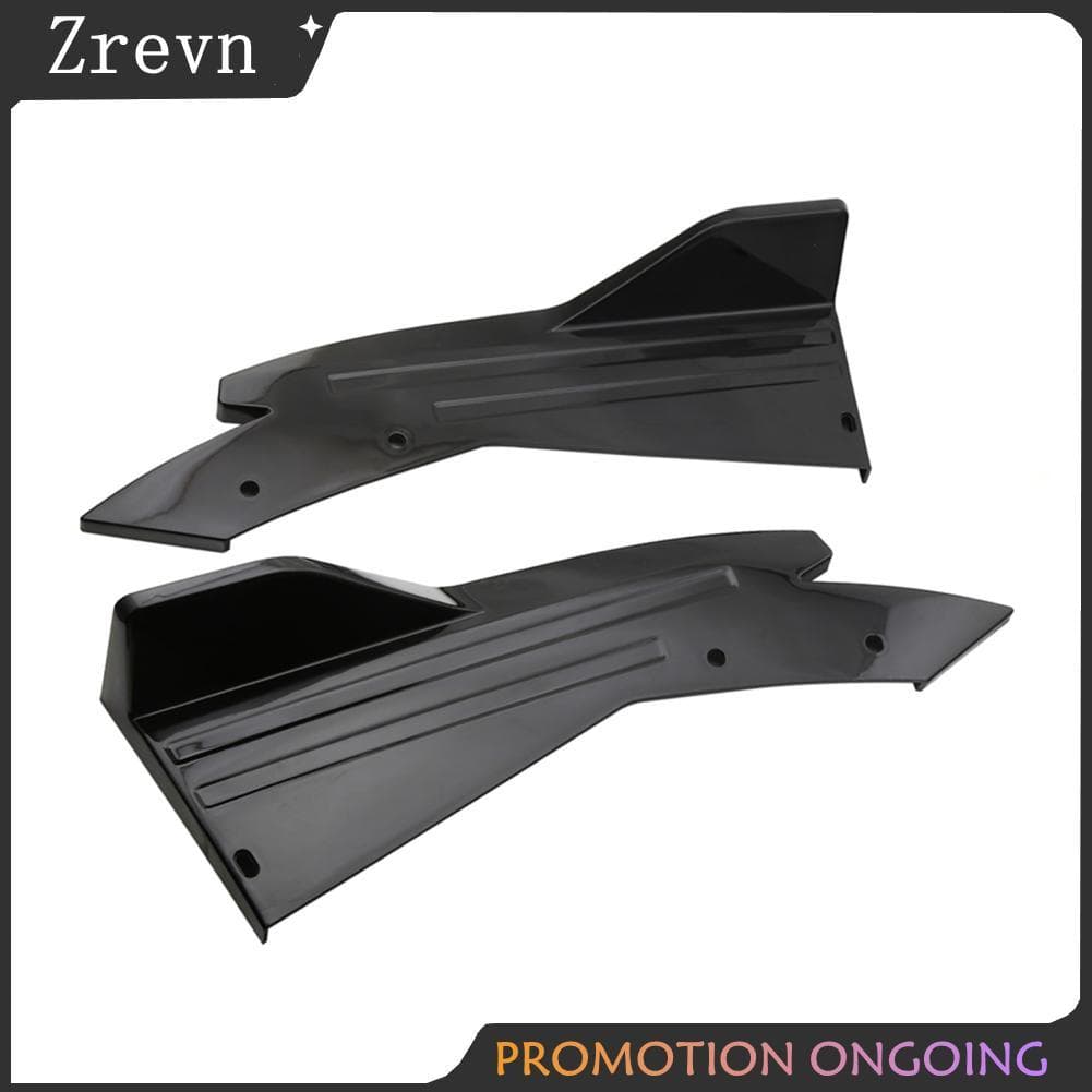Zrevn-br lyrlody Barbatanas laterais do carro pára-choque traseiro divisor universal ABS protetor de saia de queixo