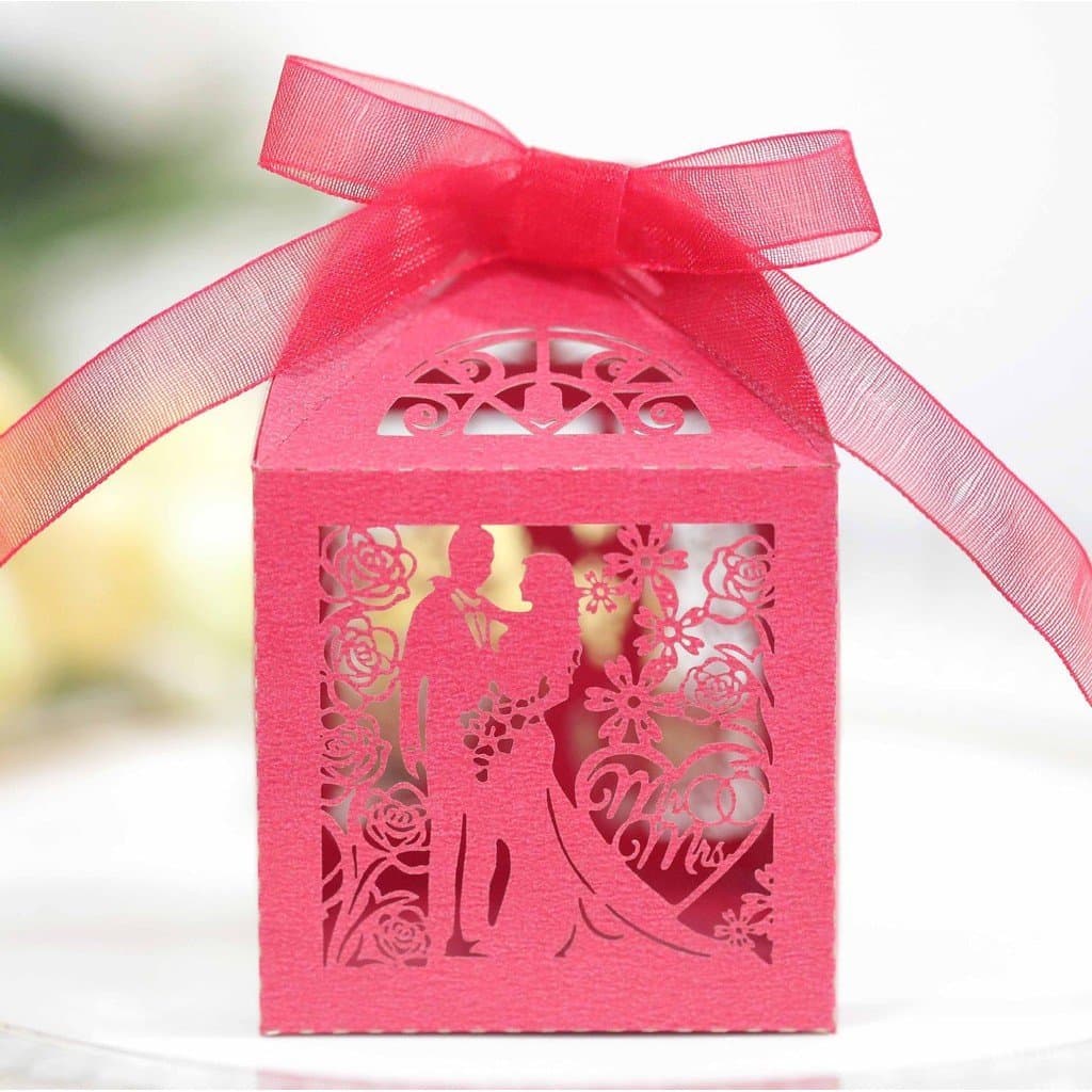 25 pçs caixa de doces caixa de presente dia dos namorados oco coração resposta obrigado caixa de doces casamento retorno