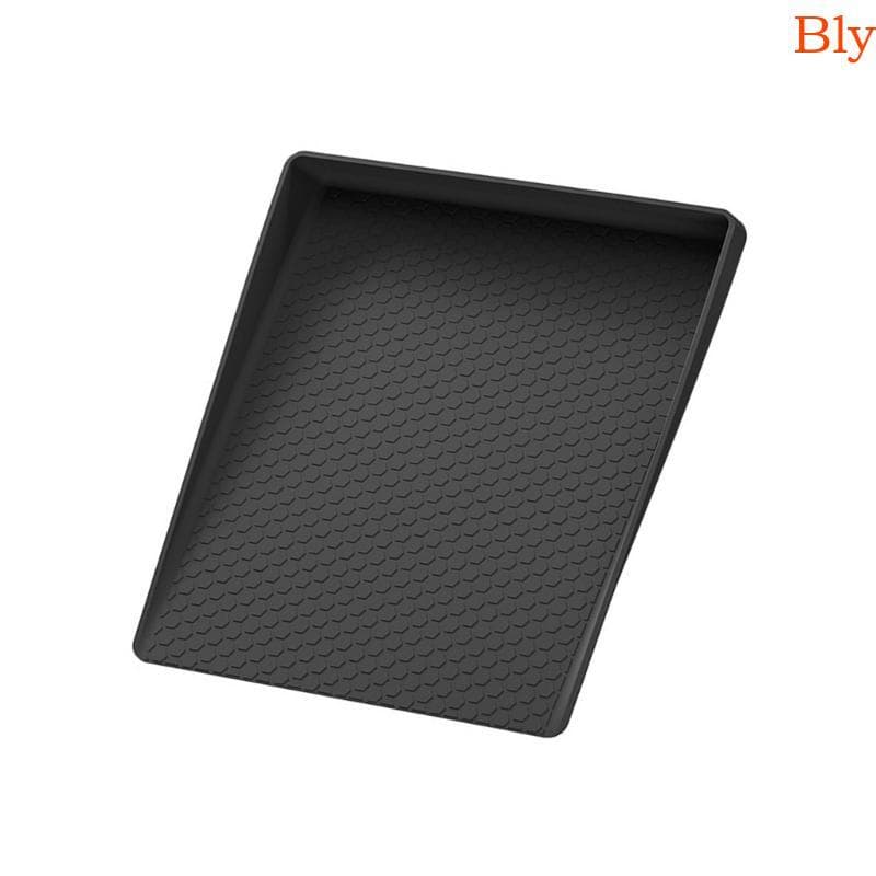 Bly Não Deslizamento Bandeja De Armazenamento Interior Do Carro Organizadores De Console De Silicone Fácil Manutenção Ac