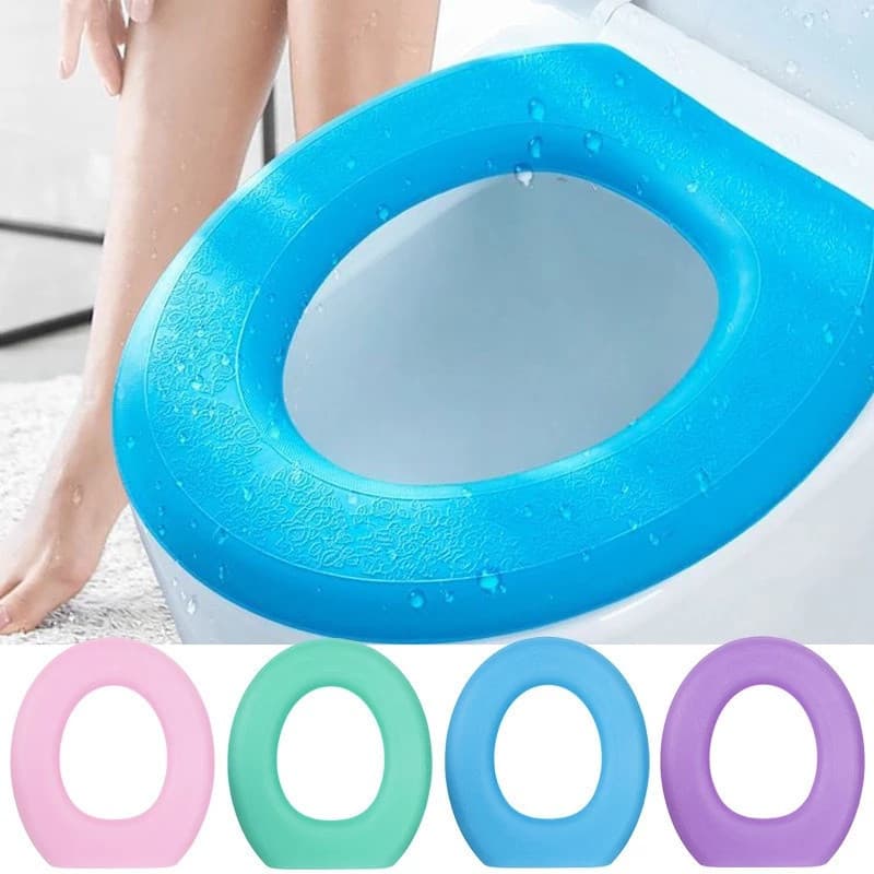 Assento Sanitário Impermeável Macio Capa Warmer EVA Almofada Higiênico Removível Casa Perto Protetor Acessórios Do Banhe