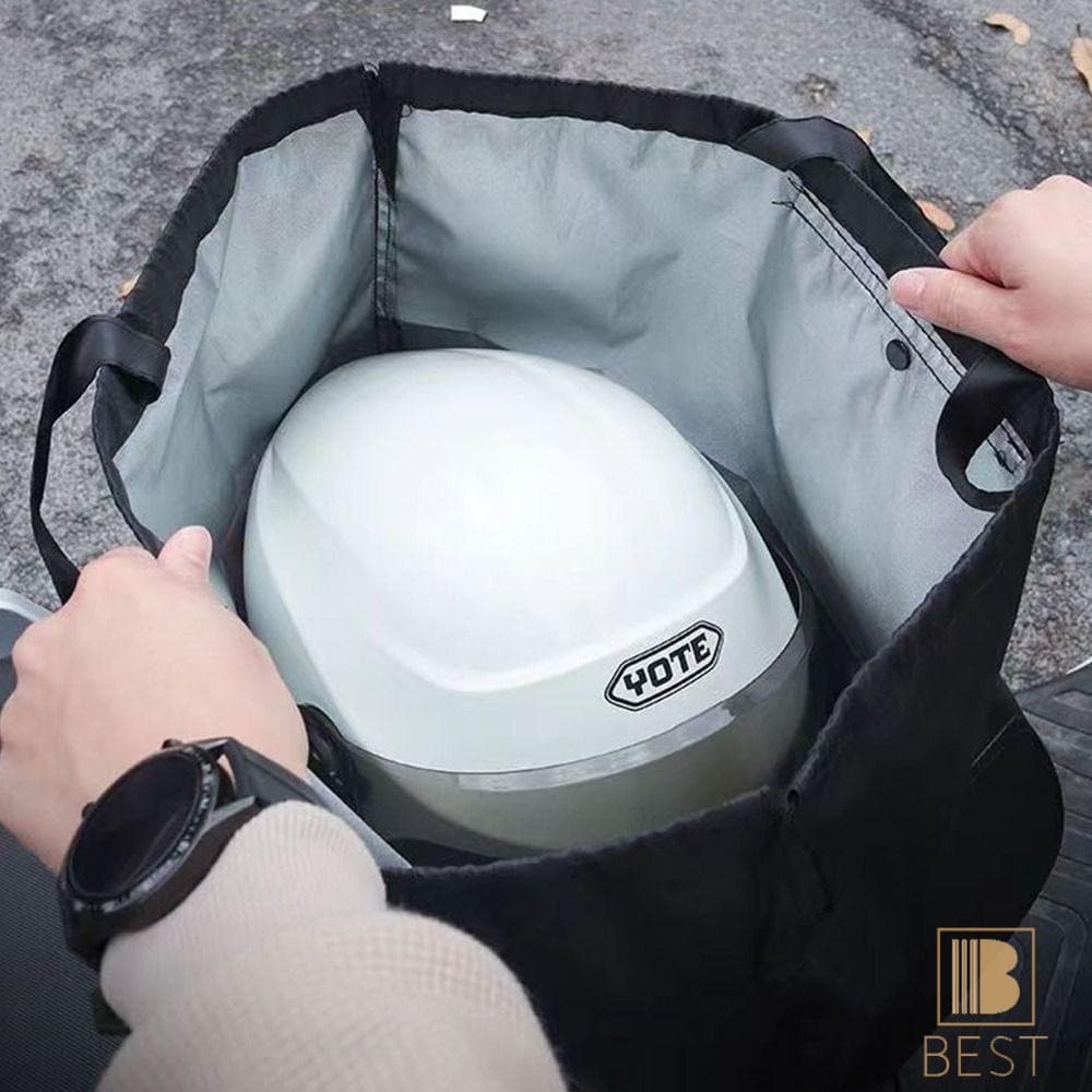 Bolsa De Armazenamento De Capacete À Prova D'água-Mochila De Ciclismo Portátil De Grande Capacidade Para Bicicleta Elétr