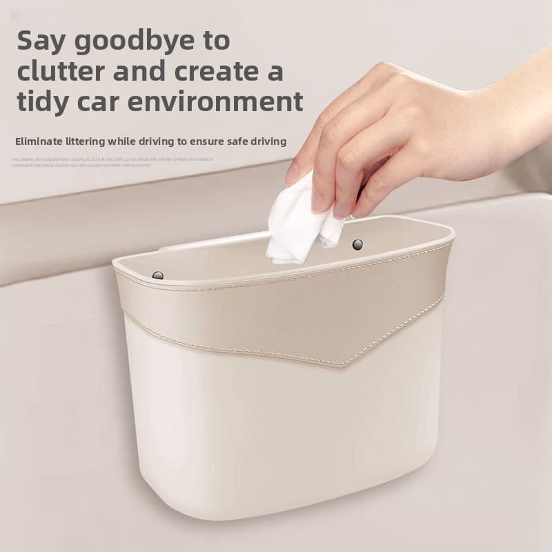 YoCiao Lixeira para Carro e Organizador ABS de Encaixe para Porta ou Banco, Guarda-Chuva e Objetos