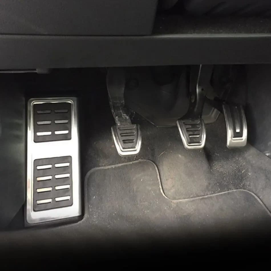 Adequado para Volkswagen Golf 7 MK7 8 7.5 MK7.5 GTI 2012-2023, protetor de pedal de acelerador e freio em aço inoxidável