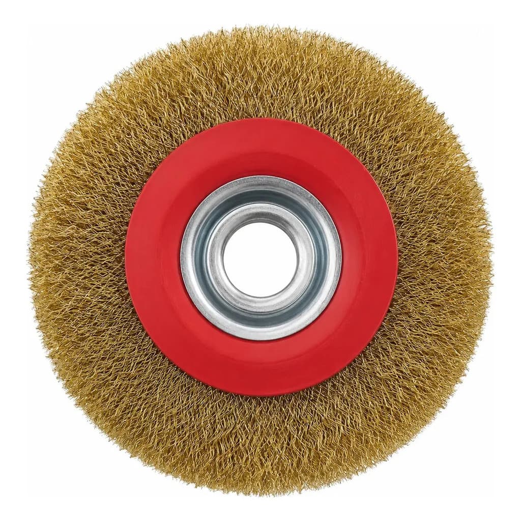 Escova De Aço Circular 6 Polegadas Para Remover Ferrugem
