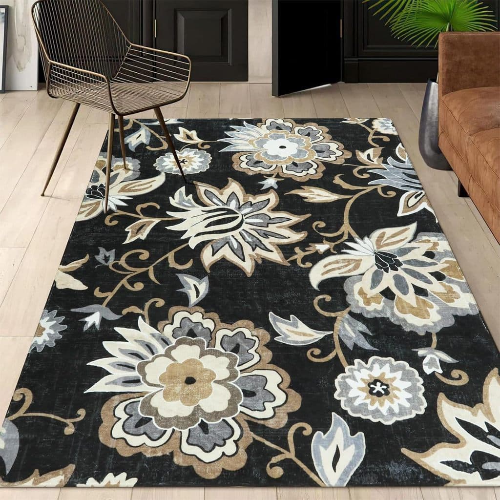 Retro nórdico tapete doméstico sala de estar sofá decoração pé tapete entrada resistente à sujeira tapete de porta do ba