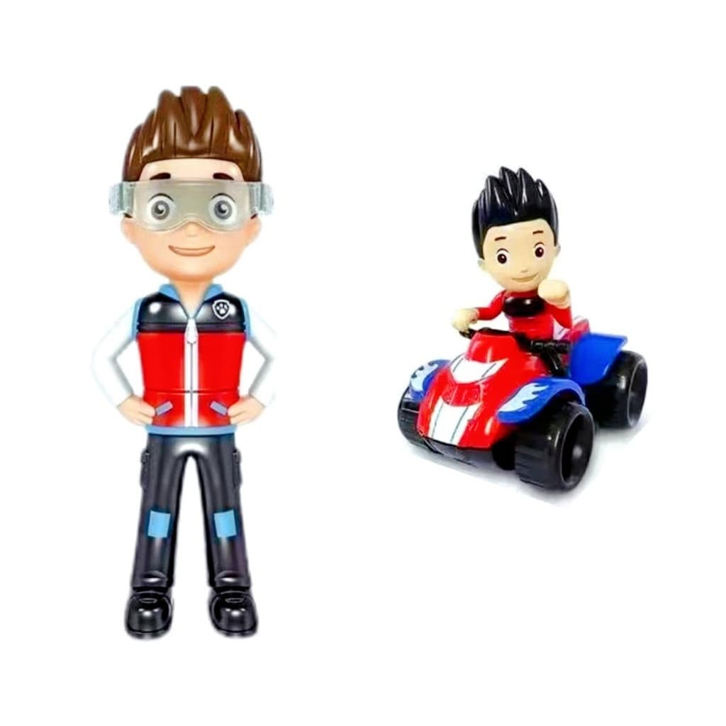 Brinquedo Carro de Fricção Ryder da Patrulha Canina, Brinquedos Infantis, Modelo Capitão 3841