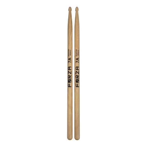 Baquetas Forza American Hickory 7a Marrom-escuro 7a