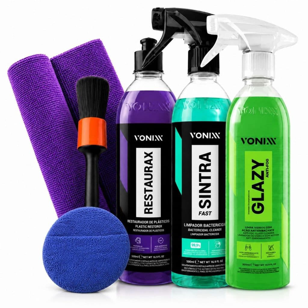 Kit Restaurax + Sintra + Glazy Anti Fog Vonixx Completo