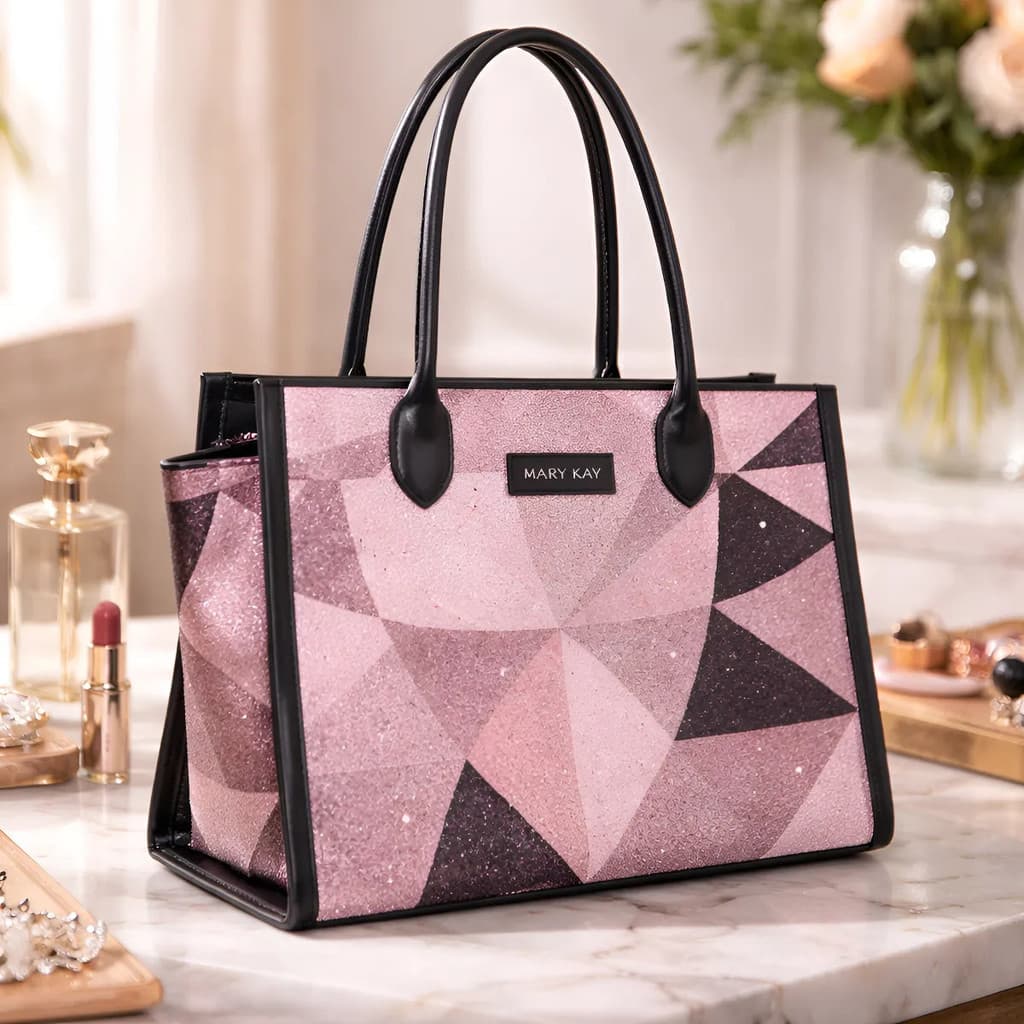 Bolsa It Bag em comemoração aos 60anos personalizada da Mary Kay ano 2023