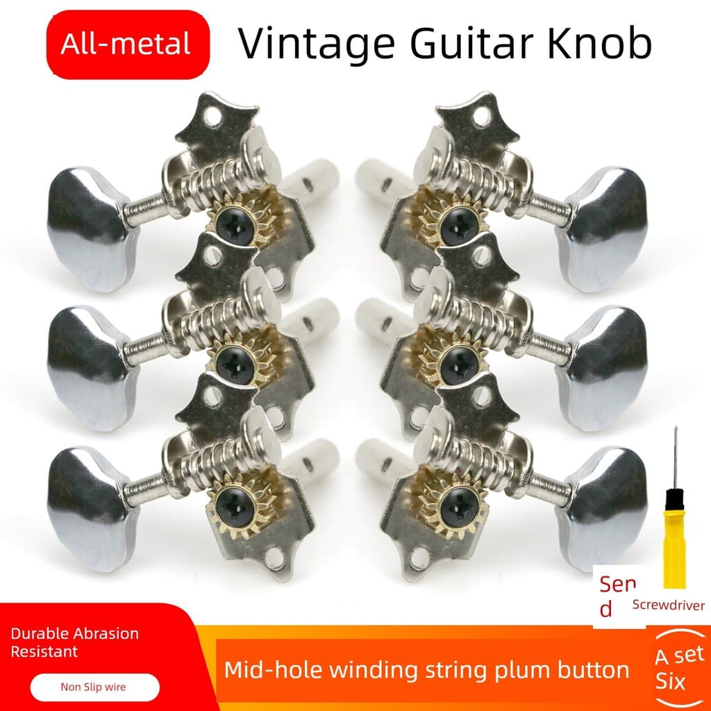 🔥 VENDA QUENTE 🔥 Hardware para Guitarra tarraxas para violão e guitarra Acessórios de Afinação Guitarra Clássico Vinta