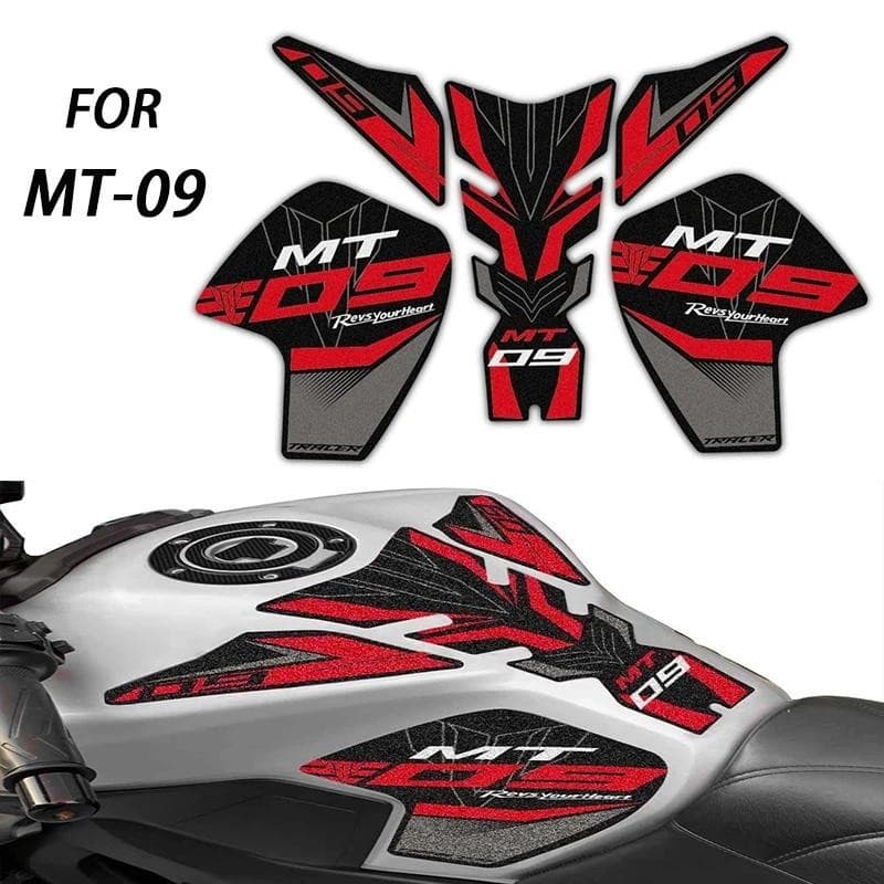 Para YAMAHA MT-09 MT09 2021 Motocicleta Antiderrapante Lateral Tanque De Combustível Almofada Adesivos À Prova Dwaterpro