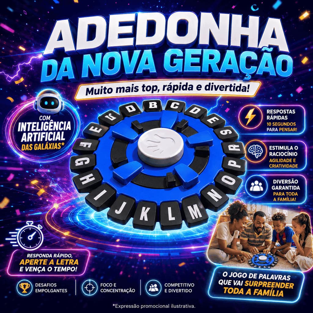 Jogo Stop Adedonha Nova Geração Jogo de Mesa Família Educativo