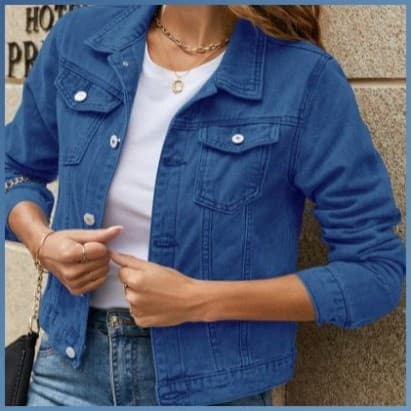 Jaqueta Jeans, Jaqueta Jeans, Sense Of Style, Lapela Única