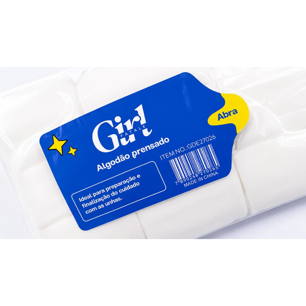 Algodão Prensado Lenços de Papel Para Limpeza Unhas GRIL