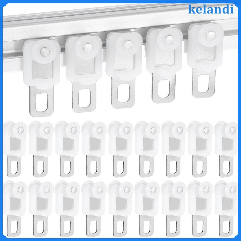 🏠 50pcs Roldanas Plásticas para Trilho de Janela - Instalação