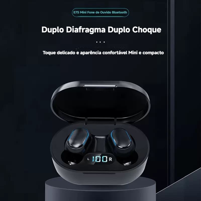 E7s fone de ouvido Bluetooth Display Digital esportes fone de ouvido longa vida útil da bateria jogo fone de ouvido sem