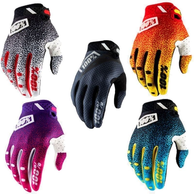 100% 100% cinco cores ciclismo ao ar livre Mountain Bike motocicleta resistente ao desgaste luvas antiderrapantes respir