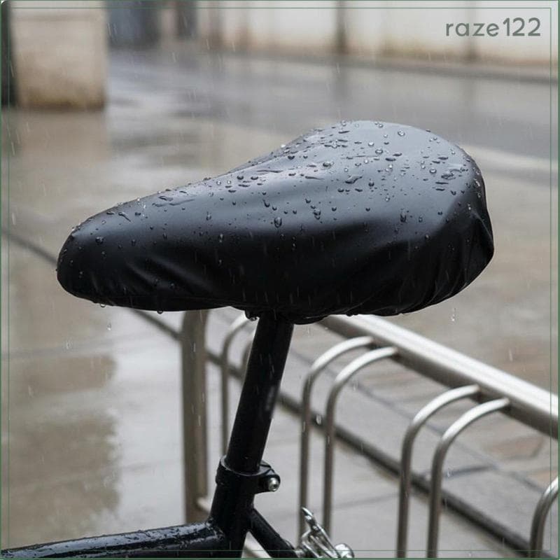 [Raze122] Capa Elástica Para Assento De Bicicleta , À Prova De Poeira D'água , Protetor De Selim De PVC , Acessório Conf