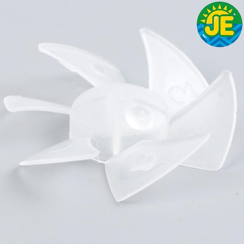 1 Peça Mini Ventilador De Plástico De Potência Pequena 6 Folhas Para Motor De Secador De Cabelo