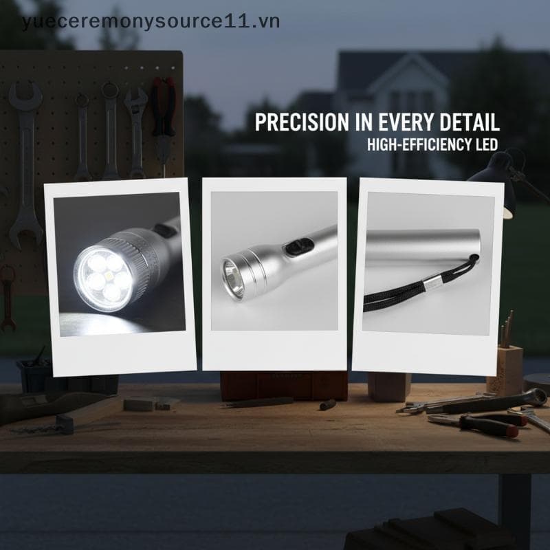 YS 1 Pc Mini Lanterna LED Portátil Para Caminhadas Em Casa E Ao Ar Livre , Acampamento , Material Plástico , Transporte