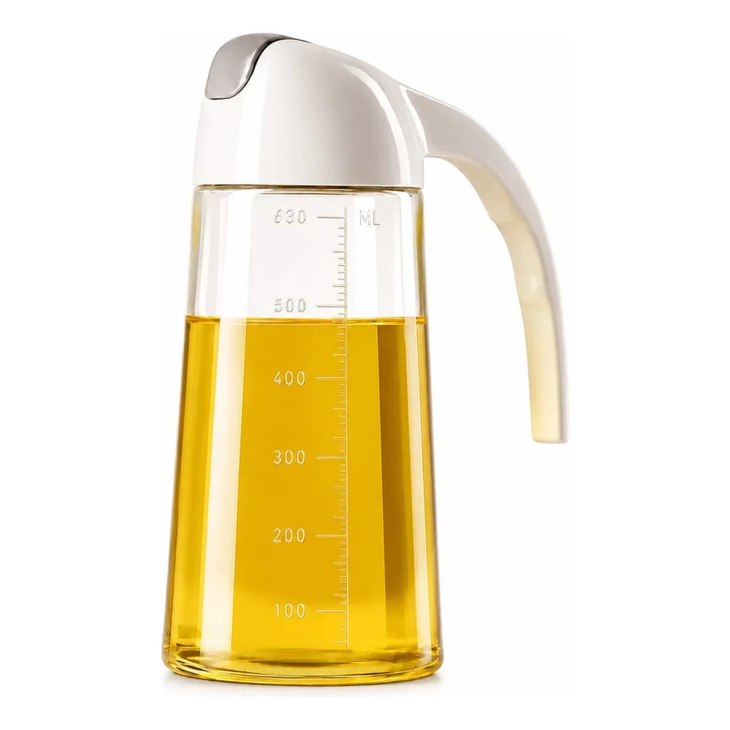 Garrafa Dosadora 630ml para Azeite Vinagre e Óleo Vidro