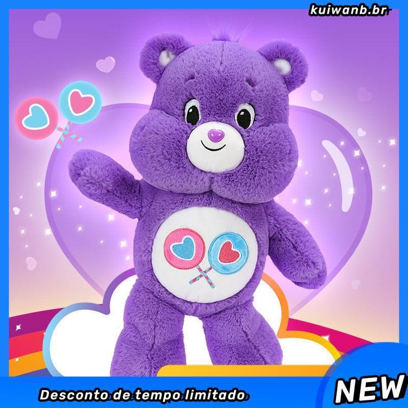Boneca De Pelúcia Love Bear T oy Rainbow