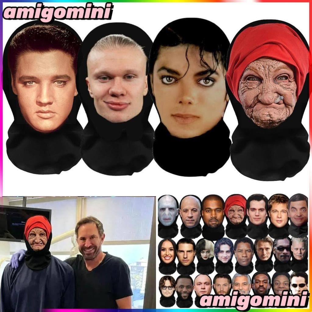 Máscara 3D Realista De Halloween , Rosto Inteiro , Protetor Solar De Seda Gelada , Balaclava , Jason Statham Tom Cruise