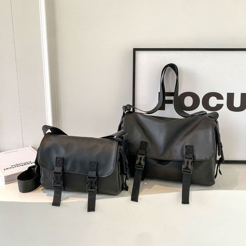 [XKB] Bolsa Transversal Casual Vintage, Bolsa Transversal Impermeável para Homens e Mulheres, Bolsa de Viagem Casual Lev