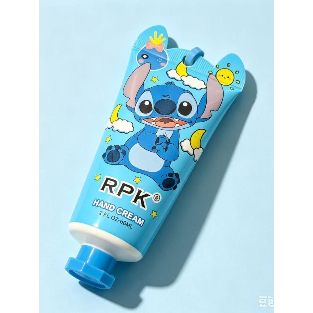 BOX C/6 E C/12 Creme de Mãos Hidratante De Stitch RPK 60ml – Toque Macio, Perfumado e Portátil