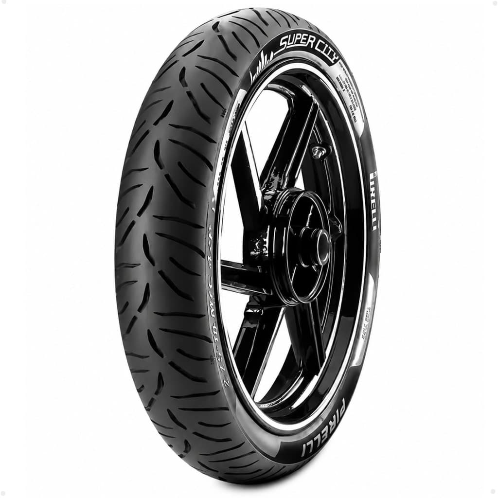 Pneu Moto Pirelli Super City 90/90-18 Sem Câmera Original