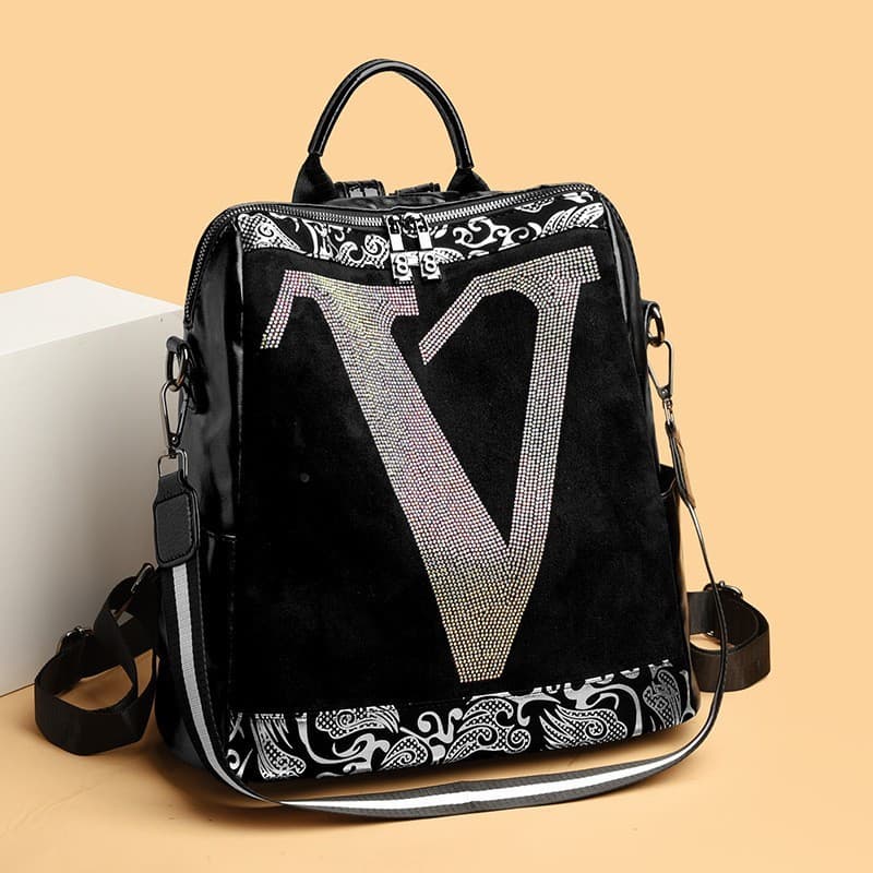 Quente diamante senhoras mochila multifuncional mochila High-End nicho mochila feminina 2026 novo estilo moda mochila