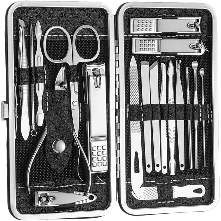 Conjunto de Manicure NOVANO, Kit Profissional de Cortadores de Unhas, Cortadores de Unhas das Mãos e dos Pés, Kit Profis
