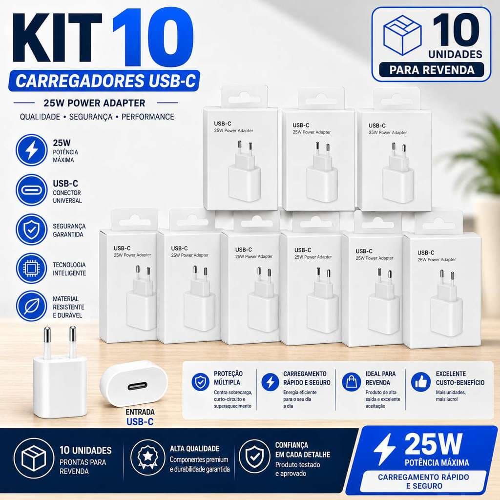 Kit 4/6/10 Fonte Carregador Turbo 25W Tipo C Para IPhone 11 12 Pro Max13 14 15 IPhone 6 7 8 X XS XR al-8205