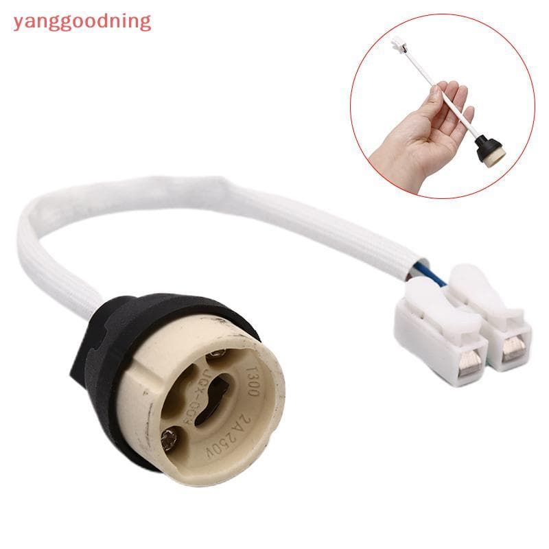 (YGN) Suporte De Base De Lâmpada Soet GU10 Adaptador De Luz Conector Conversor Fio Cerâmico