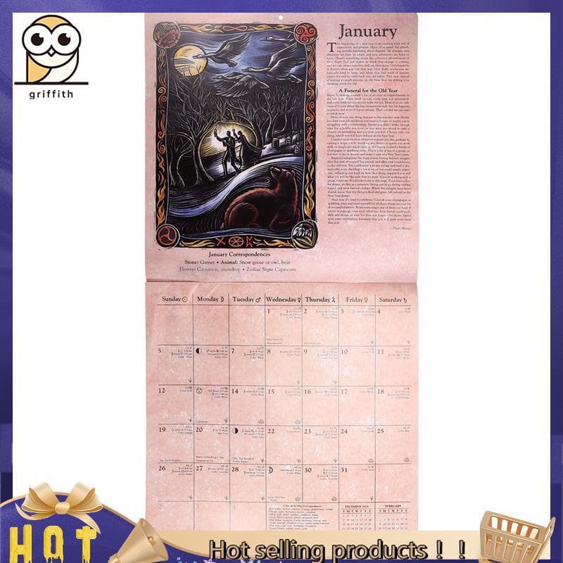 BRS1 Calendário De Bruxas Artigos Decoração Casa 2025 Calenda Das Duráveis