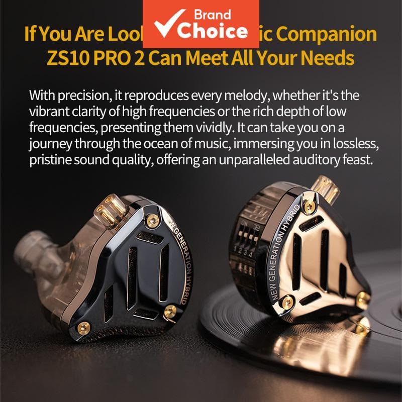 KZ ZS10 Pro 2 Fones De Ouvido Profissional Stage IEM Monitor Intra-Auricular 10mm Com Driver Dinâmico 31736 De Armadura