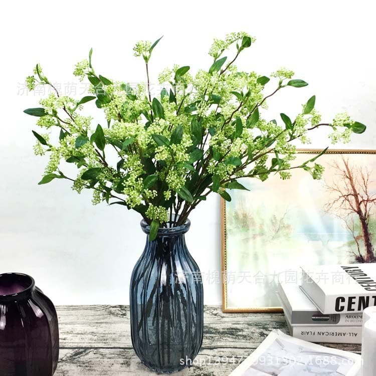 Flores Artificiais Falsas Atacado 3 Garfos Uzifeng Fruta Simulação Planta Casamento Casa Enfeites De Parede Decoração De