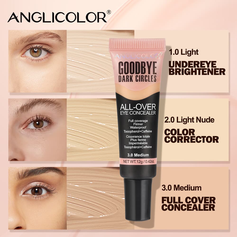 Corretivo de manchas faciais Corretivo de tatuagem Natural de longa duração Corretivo corporal para olhos